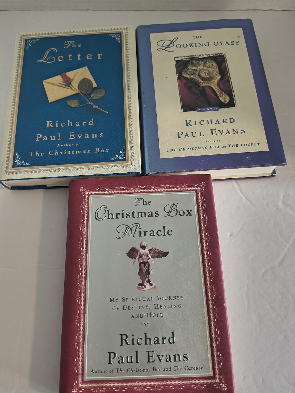 Set of 3 Books by Richard Paul Evans Hardcover with Dust Jackets Christmas Clean